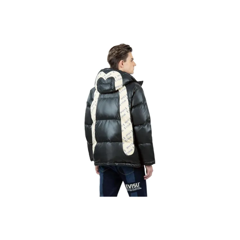 EVISU FW22 Down Jacket Men's Black-4
