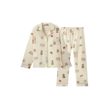 OUSHIBO Pajama Set Women's Apricot