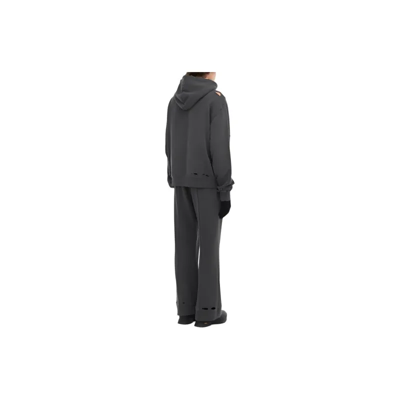 C2H4 Casual Pants Unisex Dark Gray-4