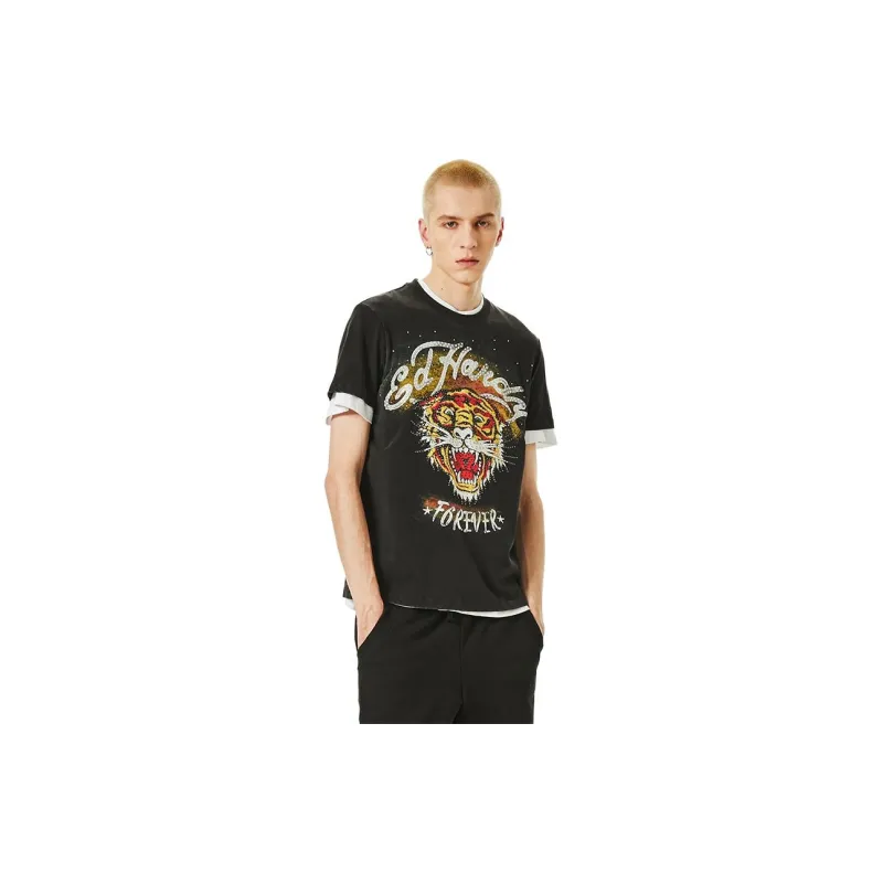 Ed Hardy SS24 T Shirt Men's Black-4
