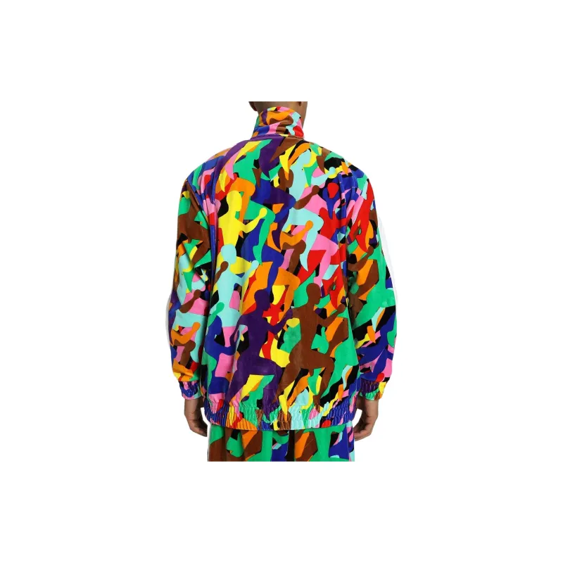 PUMA T7 Velour Track Jacket Jackets & Coats Men's Multicolor-4
