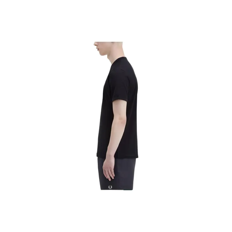 FRED PERRY T-Shirts Men Black-3