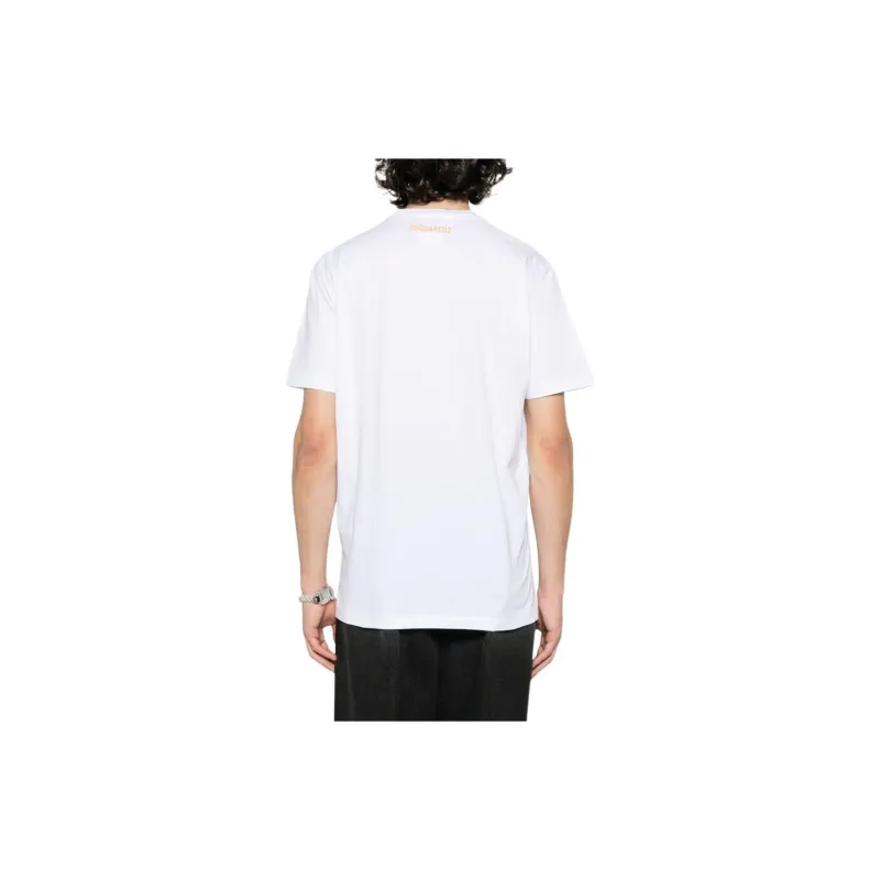 DSQUARED2 Slogan-print Cotton T-shirt-2