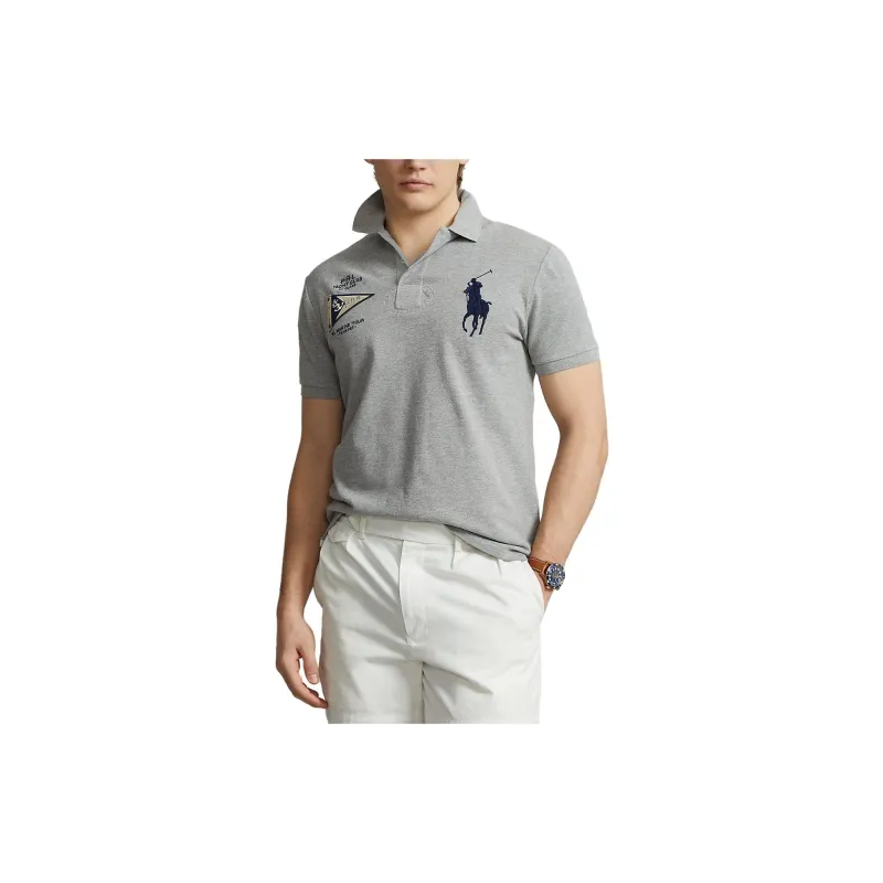 Polo Ralph Lauren Polo Shirts Men Gray-2