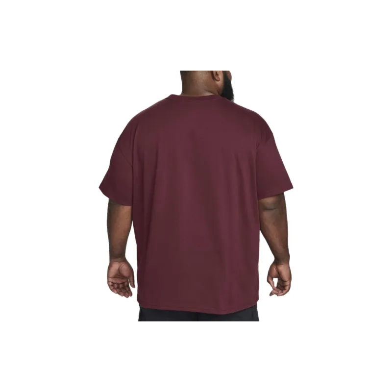 Nike T-Shirts Men Burgundy-4