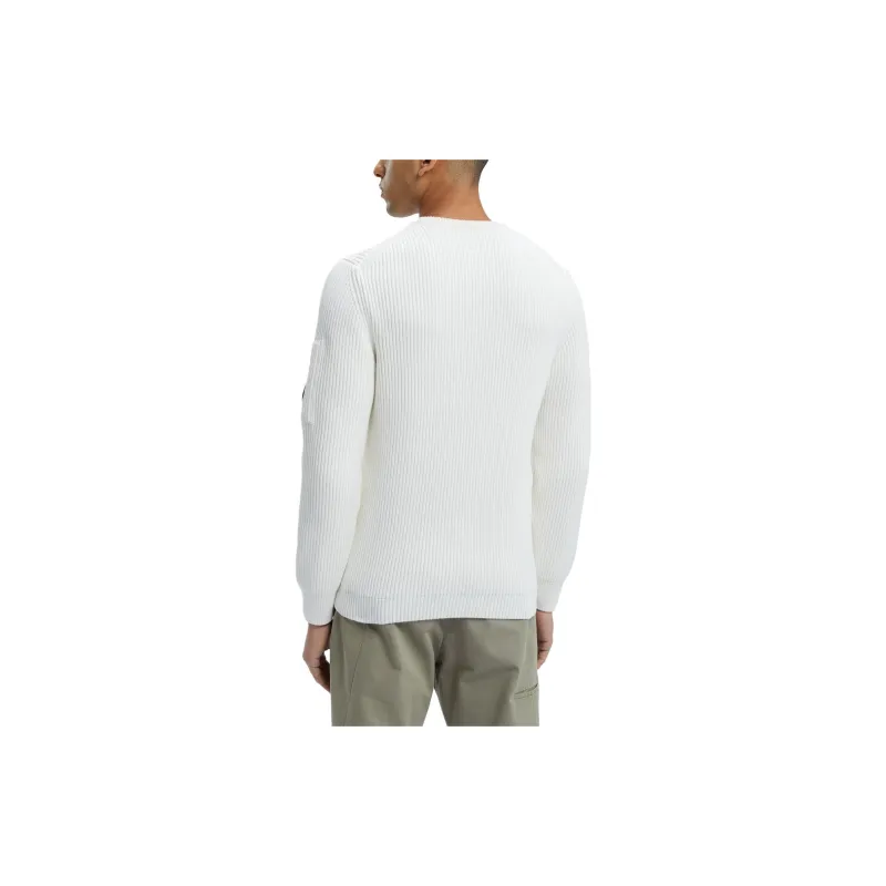 C.P.Company Logo patch Ribbed Jumper-3