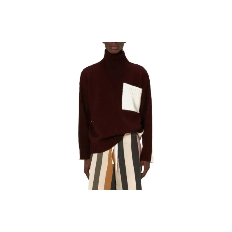JW Anderson Sweaters Unisex Blood Red-2