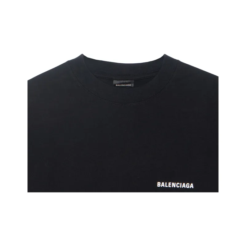 Balenciaga Logo Medium Fit T shirt-4