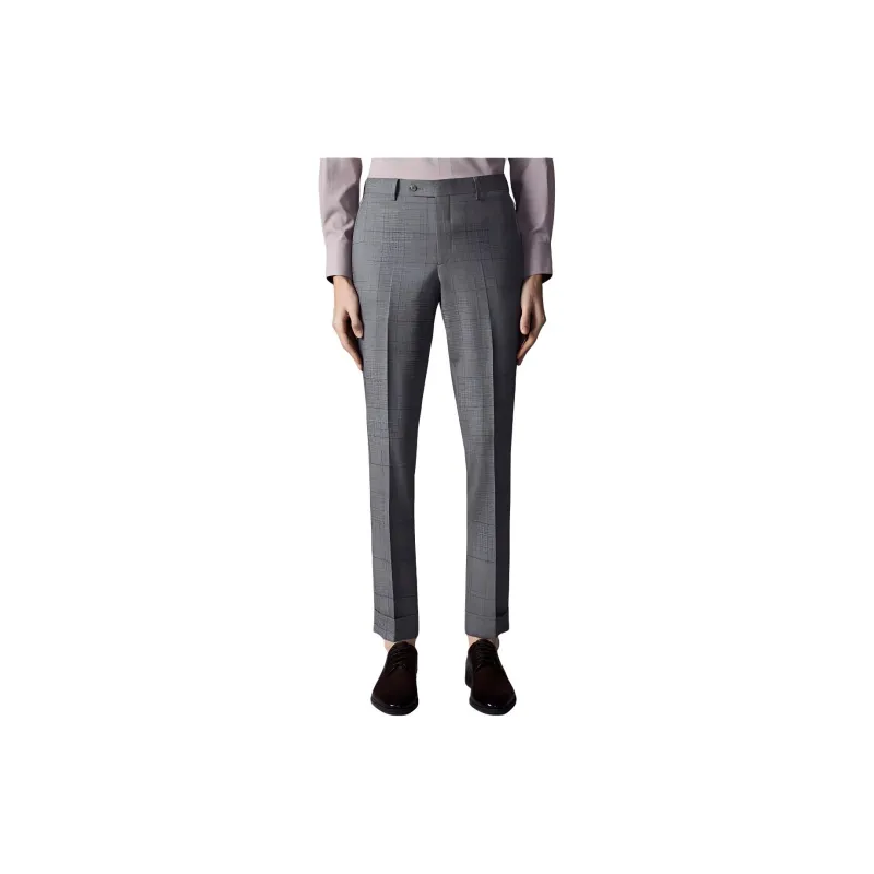 Yiwen Suit Trouser Men's Gray Coffee-2