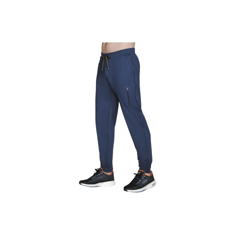 Skechers Knit Ultra Go Knitted Sports Pants Men's Marine Blue-2