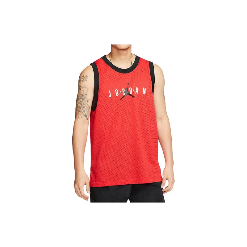 Jordan Jumpman Basketball Jerseys Men Red-4