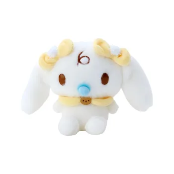 Sanrio Cinnamoroll Double Bowknot Collection, Milk Dolls Plush Doll 14cm Height