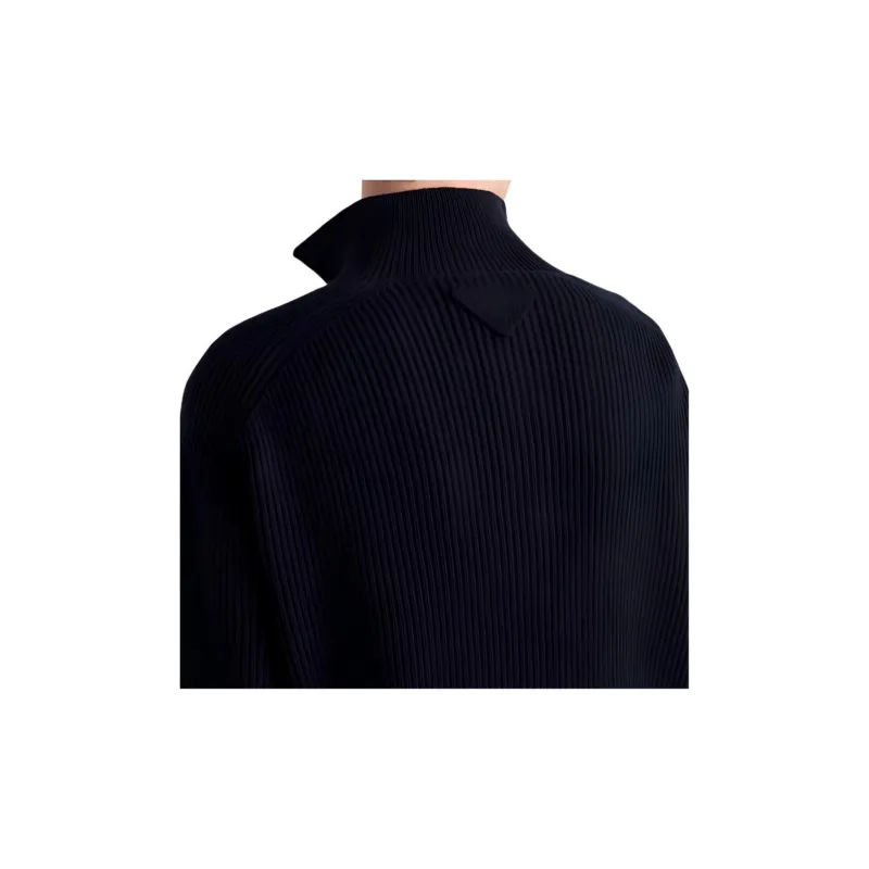 PRADA SS24 Cashmere Sweater Men's Blue-4
