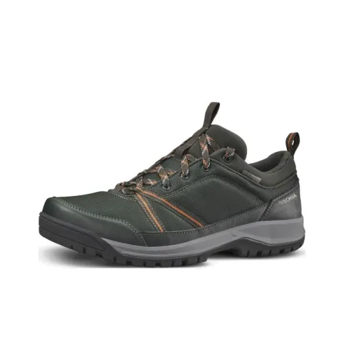 DECATHLON NH100 Hiking / Trekking Shoes Men Low-Top Dark Green