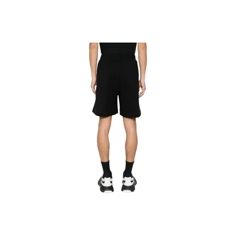 DSQUARED 2 D2 Patch Elastic Waist Track Shorts-2