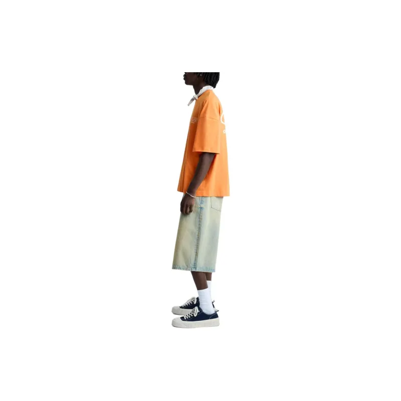 ZARA T-Shirts Men Orange-4