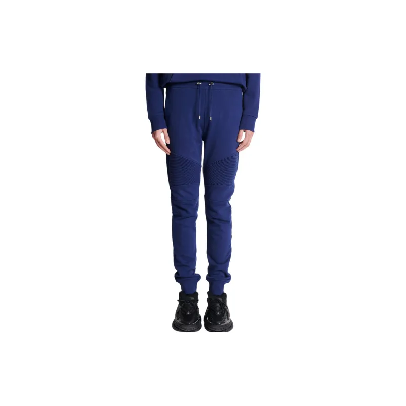 BALMAIN Logo Printed Drawstring Track Pants-1
