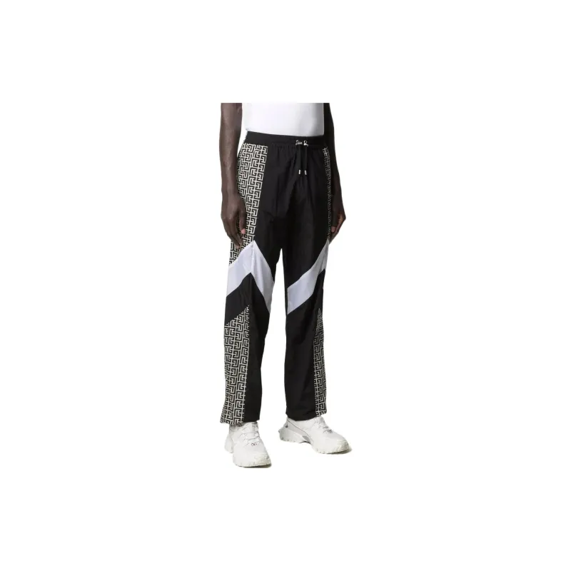 BALMAIN Multicuts Monogram Track Pants-3
