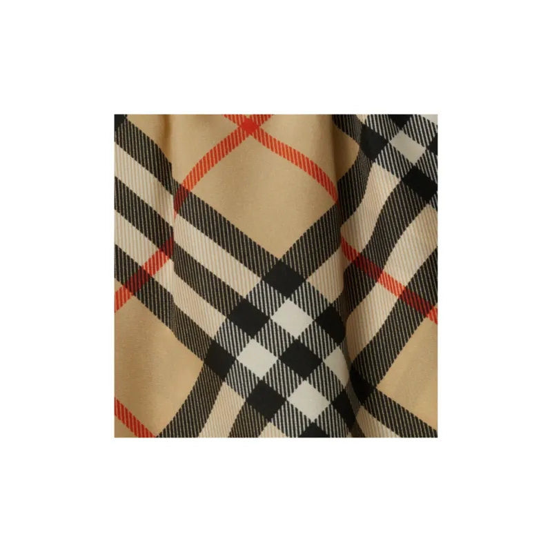 Burberry Vintage Check Silk Shorts-2