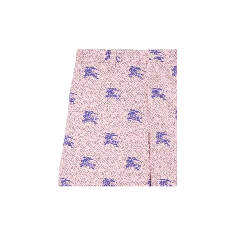 Burberry Ekd Tb Monogram Shorts-1