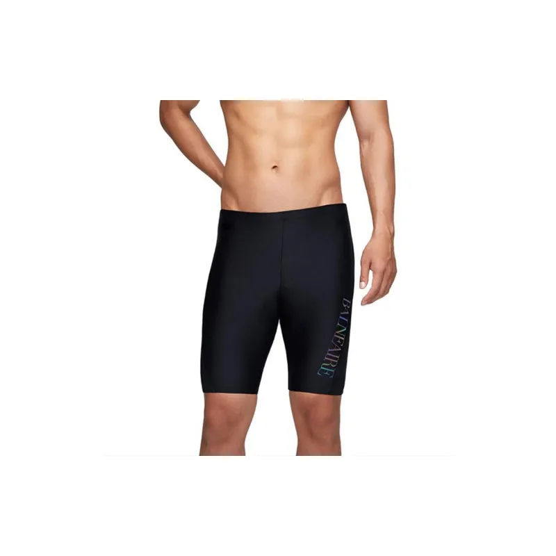 BALNEAIRE Swimming Shorts Men Cool Gaming Black Subtle Texture-2