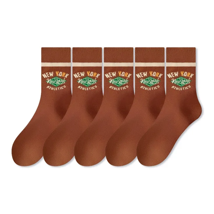 ROBINHOOD Mid Calf Socks Women's 5 Pack-8