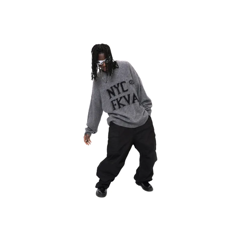 F.K.V.A Loose Fit Sweater Spring Autumn And Winter Unisex-16
