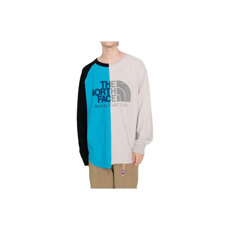 THE NORTH FACE PURPLE LABEL T Shirts Men Blue Gray-3