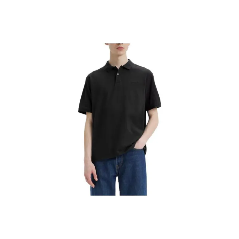Levis Polo Shirts Men Black-3