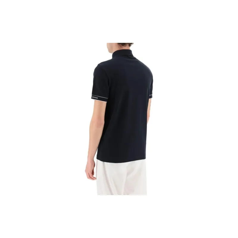EMPORIO ARMANI Polo Shirts Men Navy-3