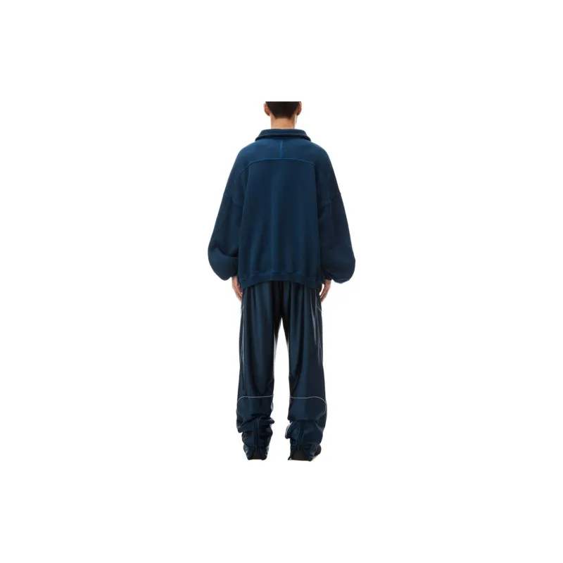 Alexander Wang Half Zipped Polo Sweatshirt-4