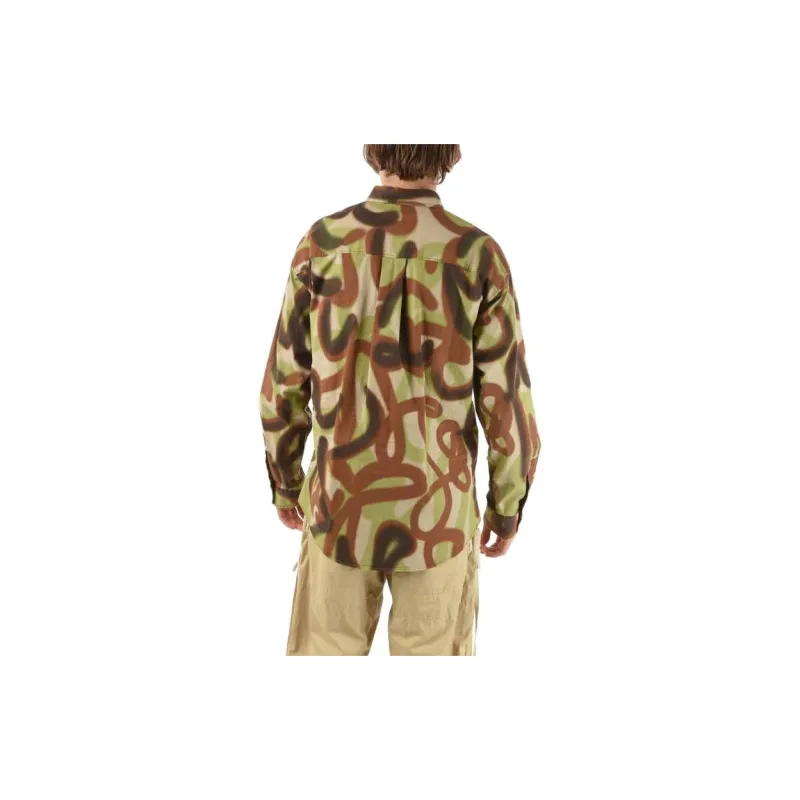 DSQUARED 2 Abstract print Flap pocket Shirt-2