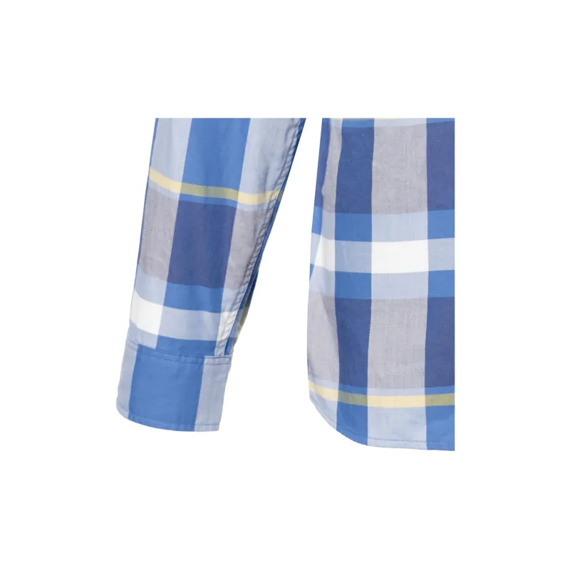 Burberry Shirts Men Blue-2