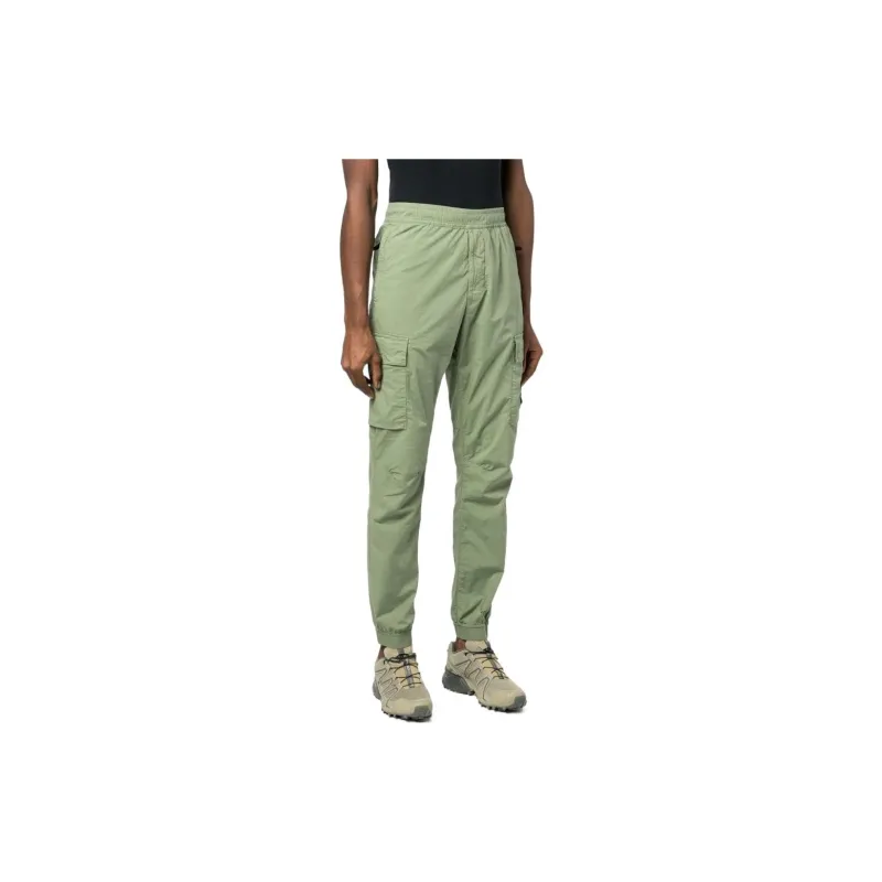 STONE ISLAND Logo Patch Cargo Pants-3