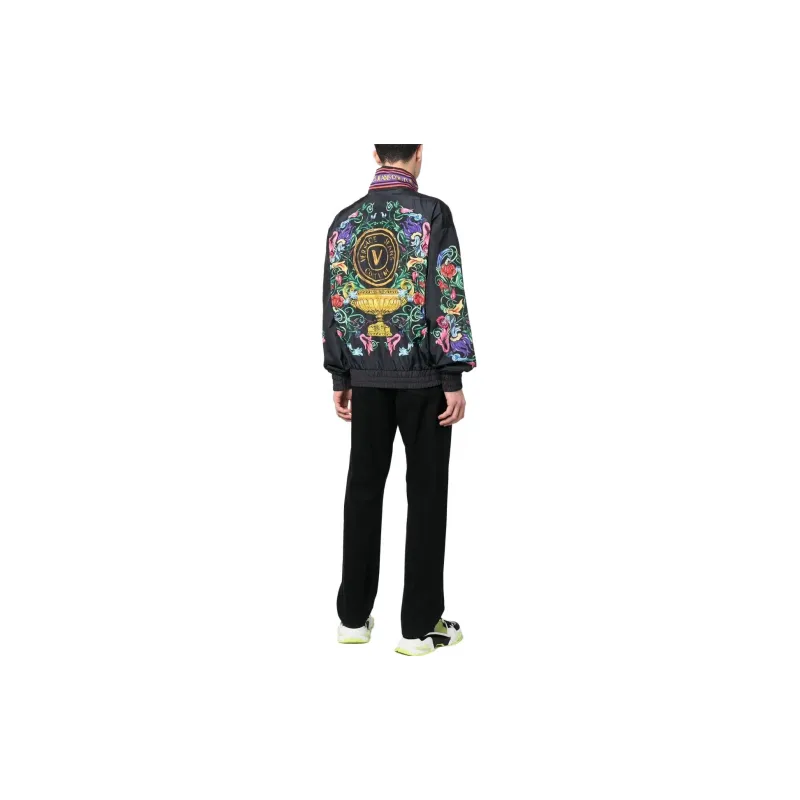 VERSACE Jackets Men Black-2