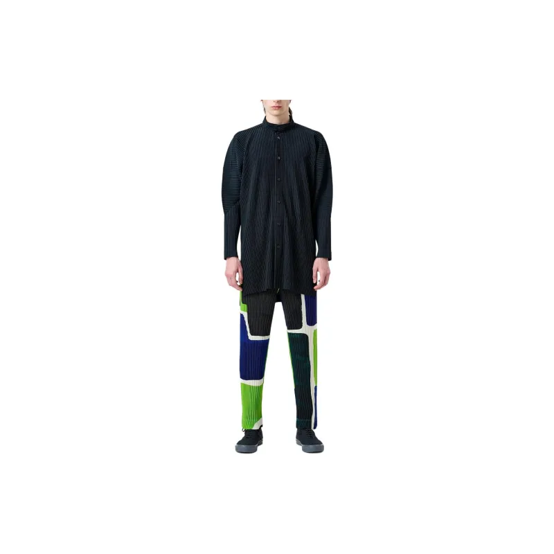 Homme Plissé Issey Miyake SS24 Shirt Men's Black-1