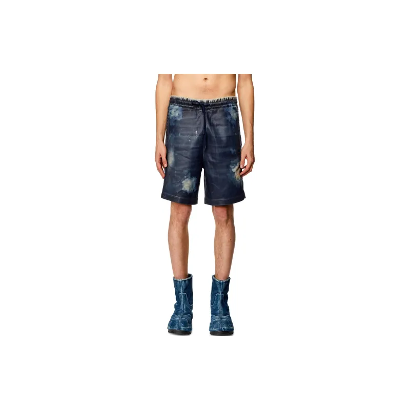 DIESEL Denim Shorts Men's Dark Blue-2