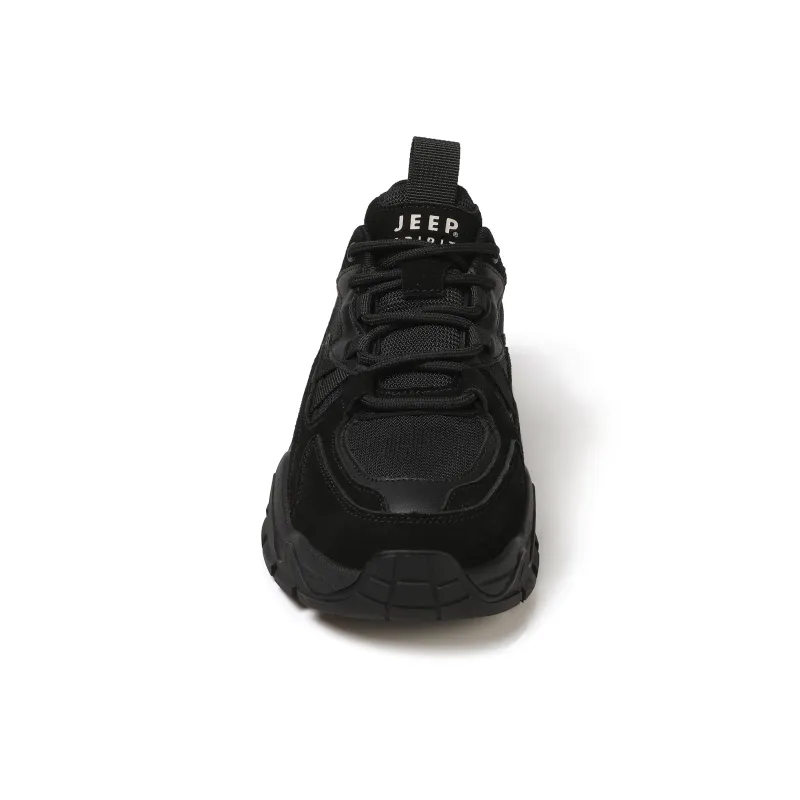 JEEP SPIRIT Chunky Sneakers Men Low Top Graphite Black-5