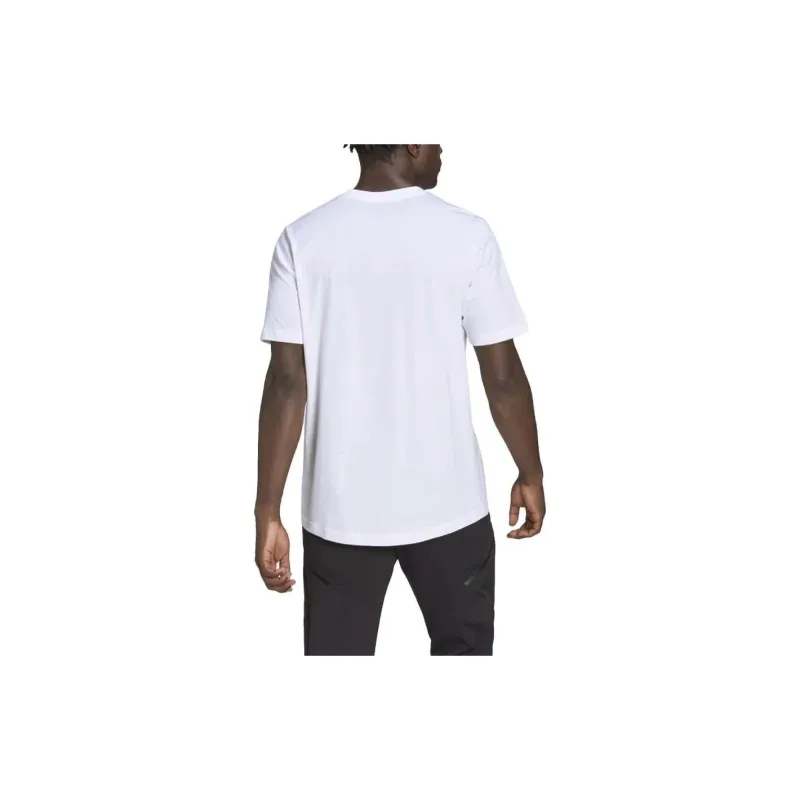 Adidas T Shirts Men White-2