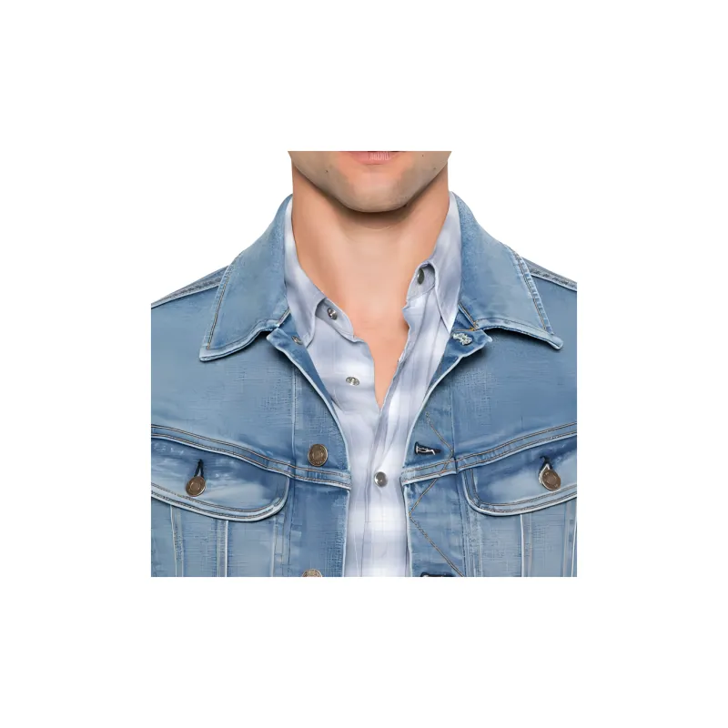 TOM FORD Logo Patch Denim Jacket-4