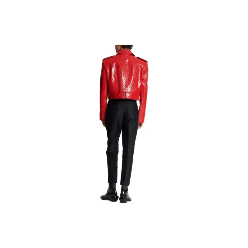 BALMAIN Jackets Men Red-2