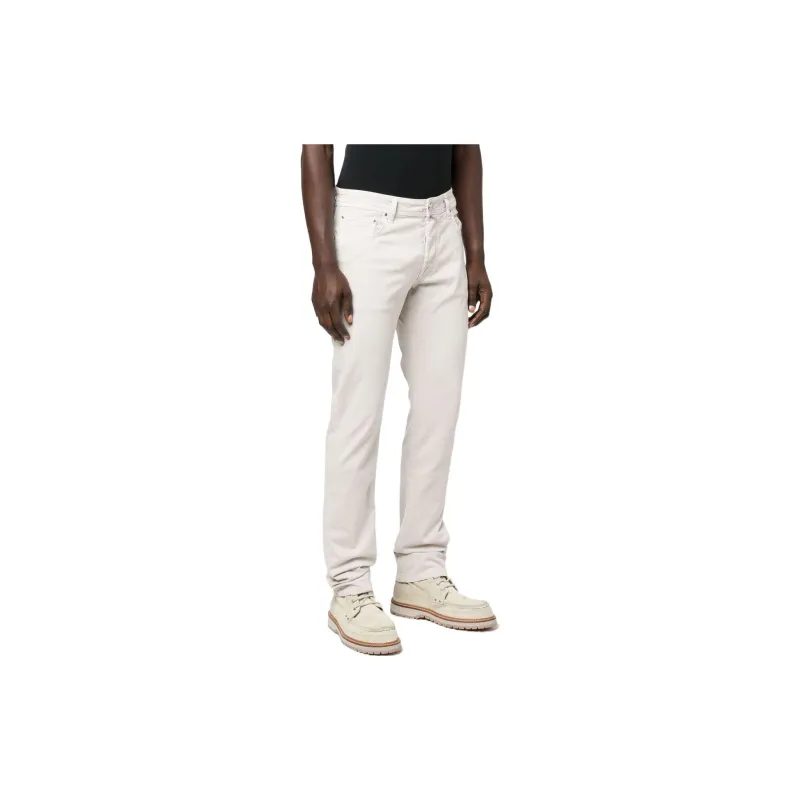 JACOB COHEN Logo-Patch Straight-Leg Jeans-3