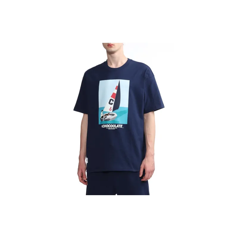 :CHOCOOLATE Graphic-print Cotton T-shirt-2