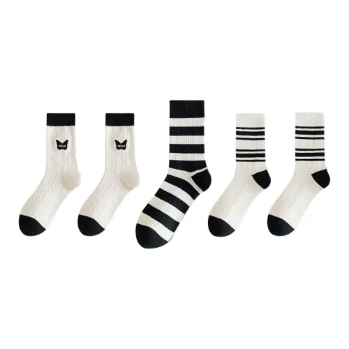 ROBINHOOD Mid Calf Socks Women's 5 Pack