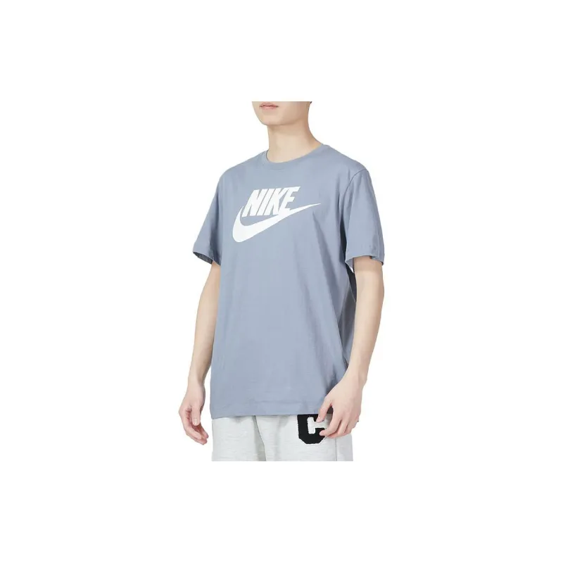 Nike T Shirts Men Sky Blue-2