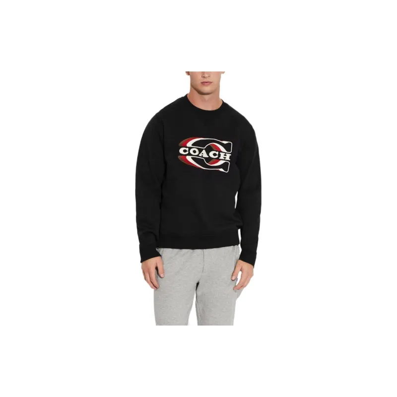 COACH FW22 Sweatshirt Men's Black-1