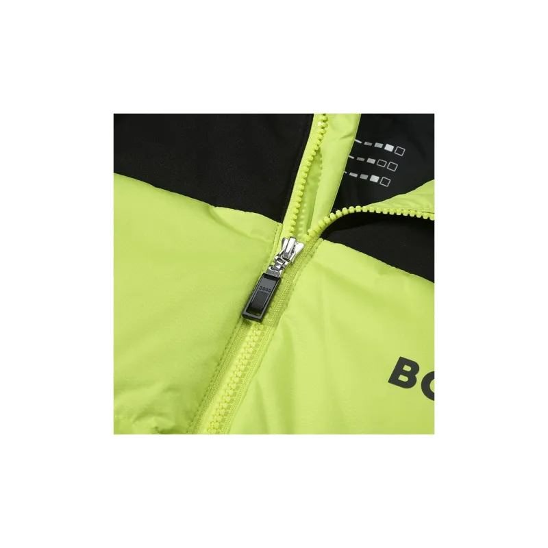 HUGO BOSS Down Jacket Men's Neon Green-4