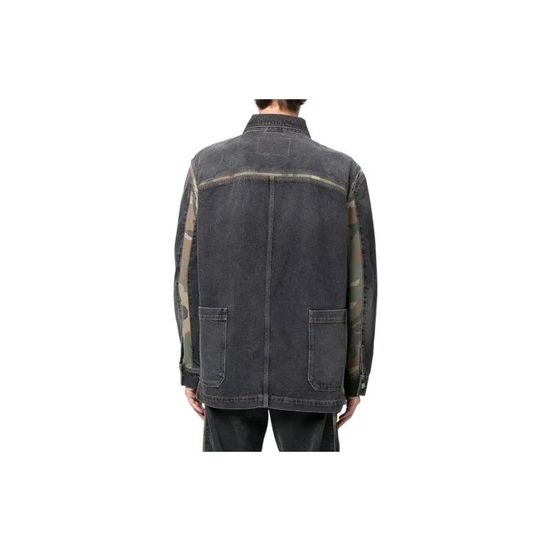 DIESEL FW22 Denim Jacket Unisex Gray-3