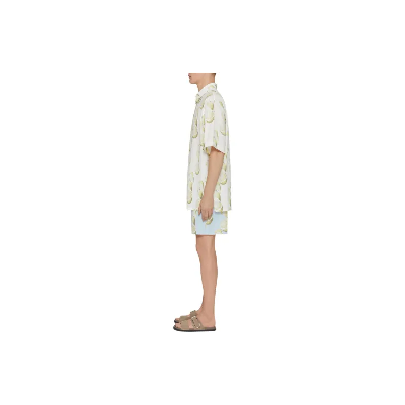 Givenchy Lemon print Seersucker Shirt-3