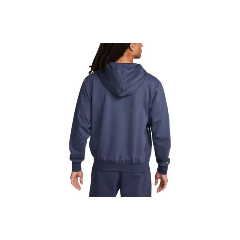Nike Dri-FIT Pullover Basketball Hoodie Sweatshirt Men's Marine Blue-2